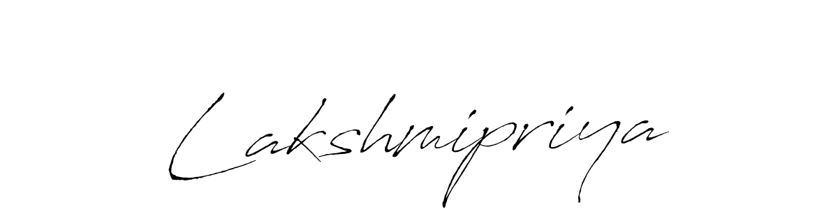 Design your own signature with our free online signature maker. With this signature software, you can create a handwritten (Antro_Vectra) signature for name Lakshmipriya. Lakshmipriya signature style 6 images and pictures png
