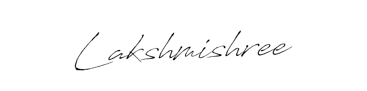 Make a beautiful signature design for name Lakshmishree. With this signature (Antro_Vectra) style, you can create a handwritten signature for free. Lakshmishree signature style 6 images and pictures png