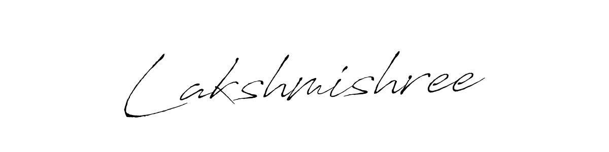 Create a beautiful signature design for name Lakshmishree. With this signature (Antro_Vectra) fonts, you can make a handwritten signature for free. Lakshmishree signature style 6 images and pictures png