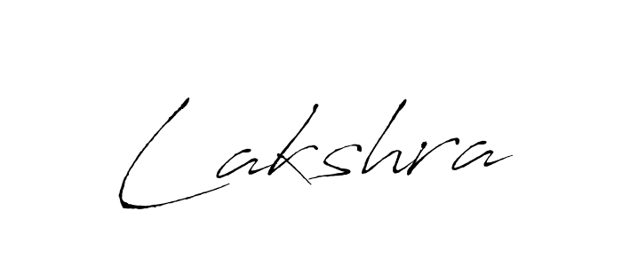 Use a signature maker to create a handwritten signature online. With this signature software, you can design (Antro_Vectra) your own signature for name Lakshra. Lakshra signature style 6 images and pictures png