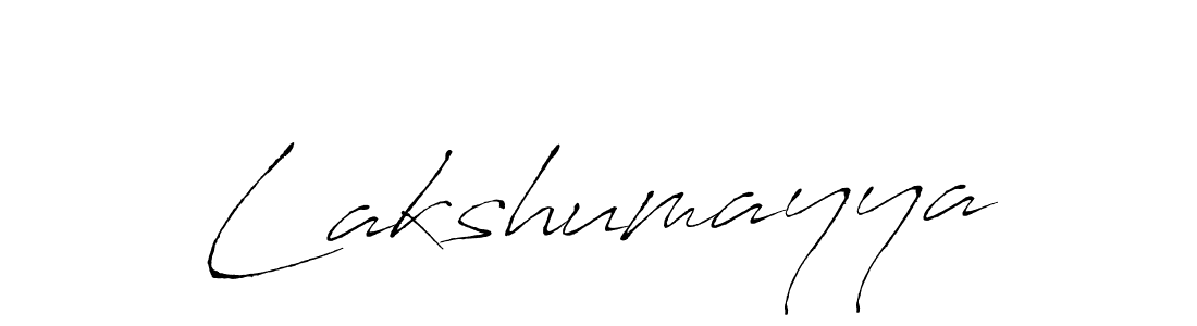 Antro_Vectra is a professional signature style that is perfect for those who want to add a touch of class to their signature. It is also a great choice for those who want to make their signature more unique. Get Lakshumayya name to fancy signature for free. Lakshumayya signature style 6 images and pictures png