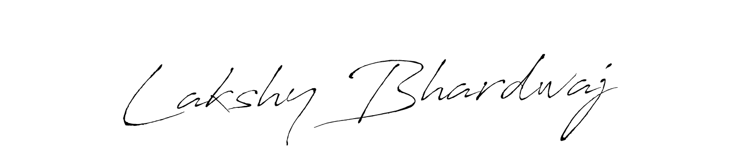 Make a beautiful signature design for name Lakshy Bhardwaj. With this signature (Antro_Vectra) style, you can create a handwritten signature for free. Lakshy Bhardwaj signature style 6 images and pictures png