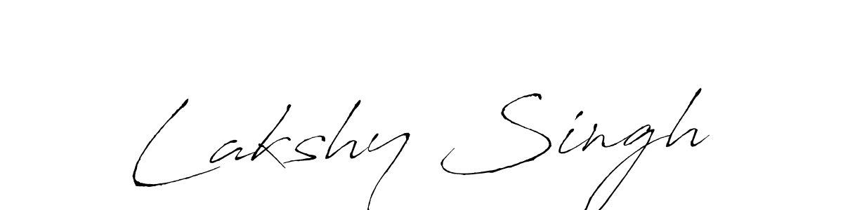 You should practise on your own different ways (Antro_Vectra) to write your name (Lakshy Singh) in signature. don't let someone else do it for you. Lakshy Singh signature style 6 images and pictures png