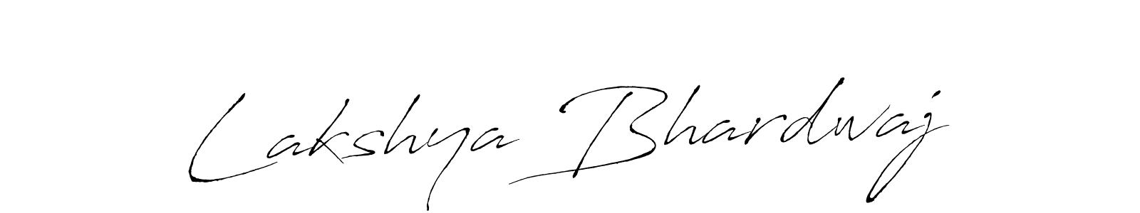 Create a beautiful signature design for name Lakshya Bhardwaj. With this signature (Antro_Vectra) fonts, you can make a handwritten signature for free. Lakshya Bhardwaj signature style 6 images and pictures png