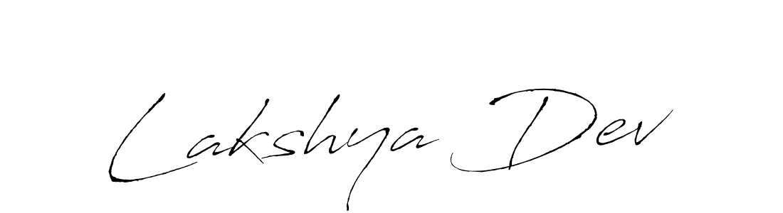 How to make Lakshya Dev signature? Antro_Vectra is a professional autograph style. Create handwritten signature for Lakshya Dev name. Lakshya Dev signature style 6 images and pictures png