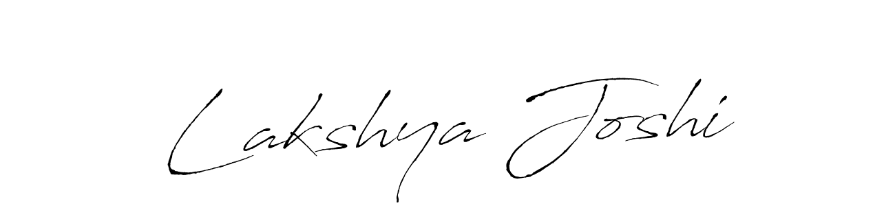 You should practise on your own different ways (Antro_Vectra) to write your name (Lakshya Joshi) in signature. don't let someone else do it for you. Lakshya Joshi signature style 6 images and pictures png