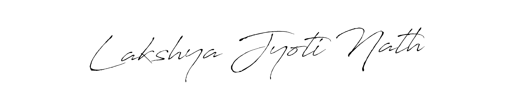 Lakshya Jyoti Nath stylish signature style. Best Handwritten Sign (Antro_Vectra) for my name. Handwritten Signature Collection Ideas for my name Lakshya Jyoti Nath. Lakshya Jyoti Nath signature style 6 images and pictures png