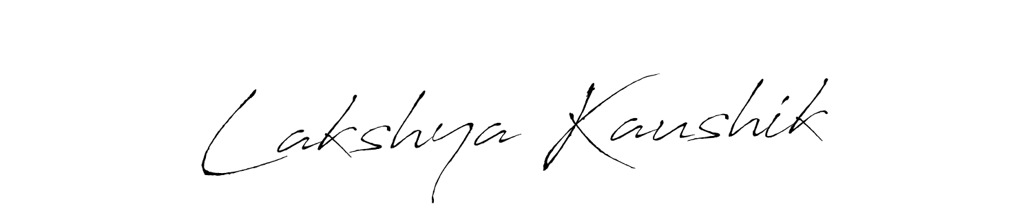 Also You can easily find your signature by using the search form. We will create Lakshya Kaushik name handwritten signature images for you free of cost using Antro_Vectra sign style. Lakshya Kaushik signature style 6 images and pictures png