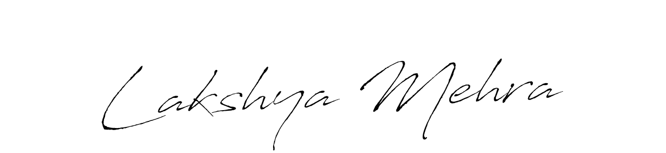 Antro_Vectra is a professional signature style that is perfect for those who want to add a touch of class to their signature. It is also a great choice for those who want to make their signature more unique. Get Lakshya Mehra name to fancy signature for free. Lakshya Mehra signature style 6 images and pictures png