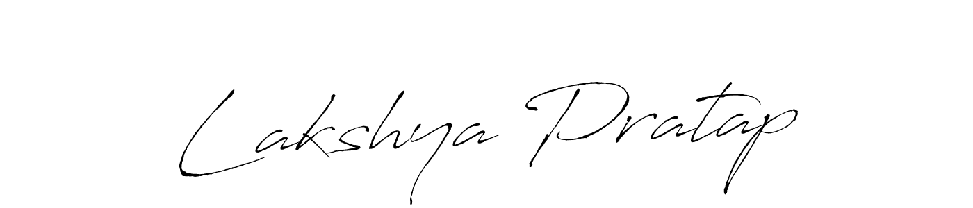 Lakshya Pratap stylish signature style. Best Handwritten Sign (Antro_Vectra) for my name. Handwritten Signature Collection Ideas for my name Lakshya Pratap. Lakshya Pratap signature style 6 images and pictures png