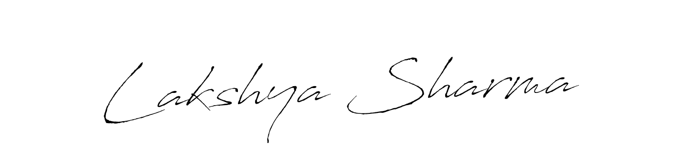 Design your own signature with our free online signature maker. With this signature software, you can create a handwritten (Antro_Vectra) signature for name Lakshya Sharma. Lakshya Sharma signature style 6 images and pictures png