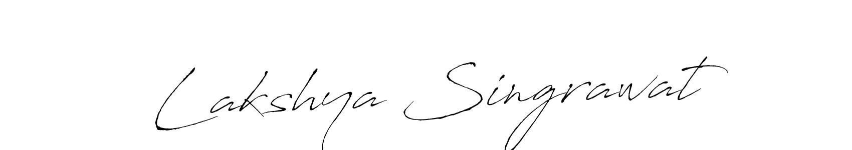 Also we have Lakshya Singrawat name is the best signature style. Create professional handwritten signature collection using Antro_Vectra autograph style. Lakshya Singrawat signature style 6 images and pictures png
