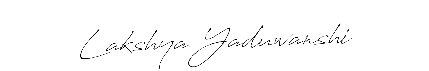 Similarly Antro_Vectra is the best handwritten signature design. Signature creator online .You can use it as an online autograph creator for name Lakshya Yaduwanshi. Lakshya Yaduwanshi signature style 6 images and pictures png