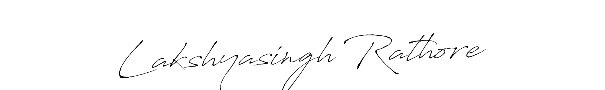 Antro_Vectra is a professional signature style that is perfect for those who want to add a touch of class to their signature. It is also a great choice for those who want to make their signature more unique. Get Lakshyasingh Rathore name to fancy signature for free. Lakshyasingh Rathore signature style 6 images and pictures png