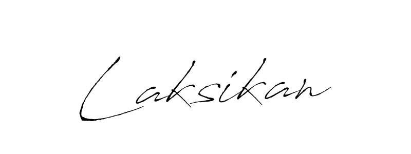 Use a signature maker to create a handwritten signature online. With this signature software, you can design (Antro_Vectra) your own signature for name Laksikan. Laksikan signature style 6 images and pictures png