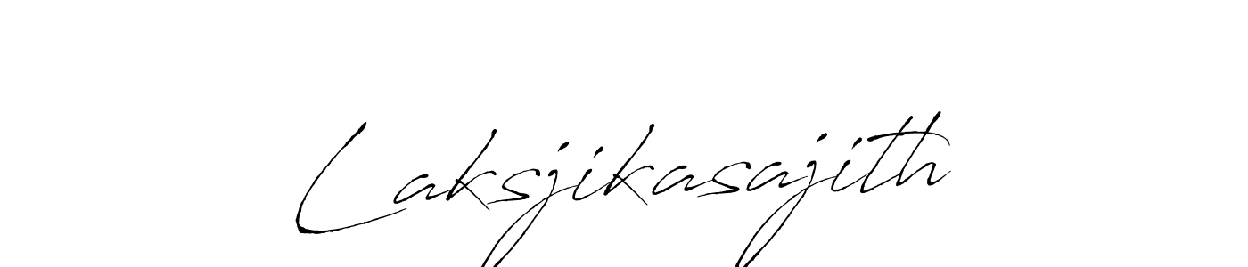 Create a beautiful signature design for name Laksjikasajith. With this signature (Antro_Vectra) fonts, you can make a handwritten signature for free. Laksjikasajith signature style 6 images and pictures png