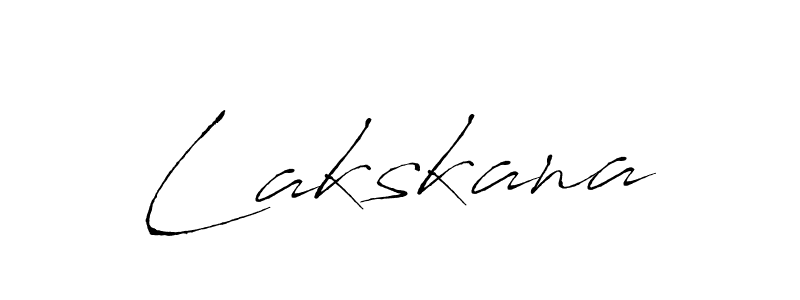 How to make Lakskana signature? Antro_Vectra is a professional autograph style. Create handwritten signature for Lakskana name. Lakskana signature style 6 images and pictures png