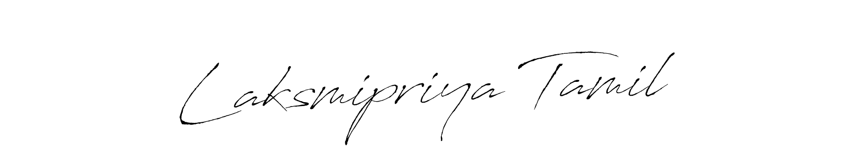 Create a beautiful signature design for name Laksmipriya Tamil. With this signature (Antro_Vectra) fonts, you can make a handwritten signature for free. Laksmipriya Tamil signature style 6 images and pictures png