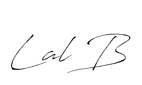 It looks lik you need a new signature style for name Lal B. Design unique handwritten (Antro_Vectra) signature with our free signature maker in just a few clicks. Lal B signature style 6 images and pictures png