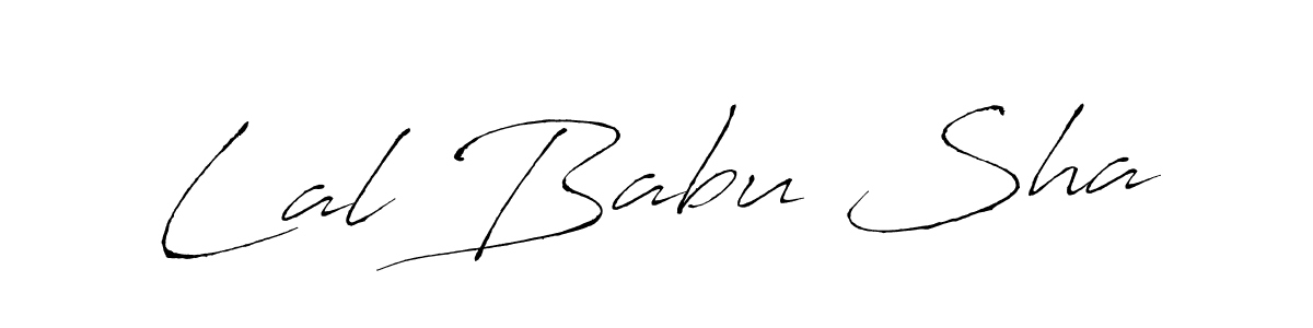 You should practise on your own different ways (Antro_Vectra) to write your name (Lal Babu Sha) in signature. don't let someone else do it for you. Lal Babu Sha signature style 6 images and pictures png