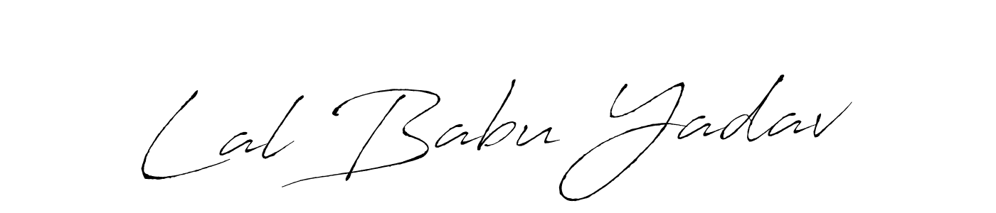 Use a signature maker to create a handwritten signature online. With this signature software, you can design (Antro_Vectra) your own signature for name Lal Babu Yadav. Lal Babu Yadav signature style 6 images and pictures png