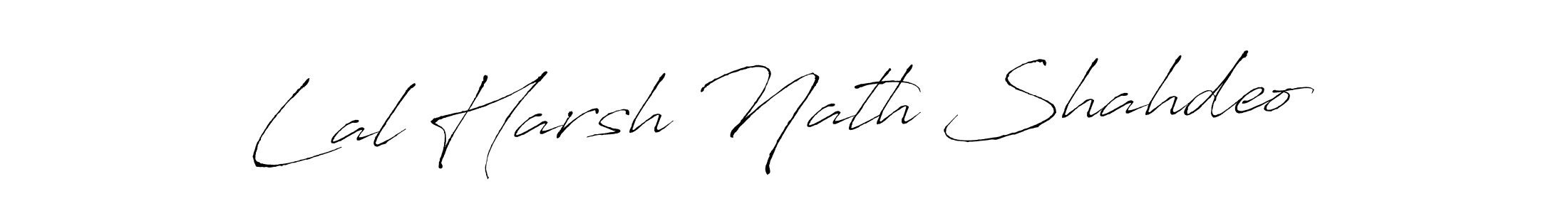 See photos of Lal Harsh Nath Shahdeo official signature by Spectra . Check more albums & portfolios. Read reviews & check more about Antro_Vectra font. Lal Harsh Nath Shahdeo signature style 6 images and pictures png