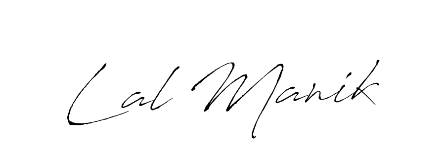 Also we have Lal Manik name is the best signature style. Create professional handwritten signature collection using Antro_Vectra autograph style. Lal Manik signature style 6 images and pictures png