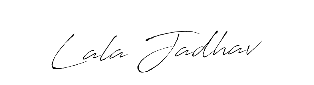 Here are the top 10 professional signature styles for the name Lala Jadhav. These are the best autograph styles you can use for your name. Lala Jadhav signature style 6 images and pictures png