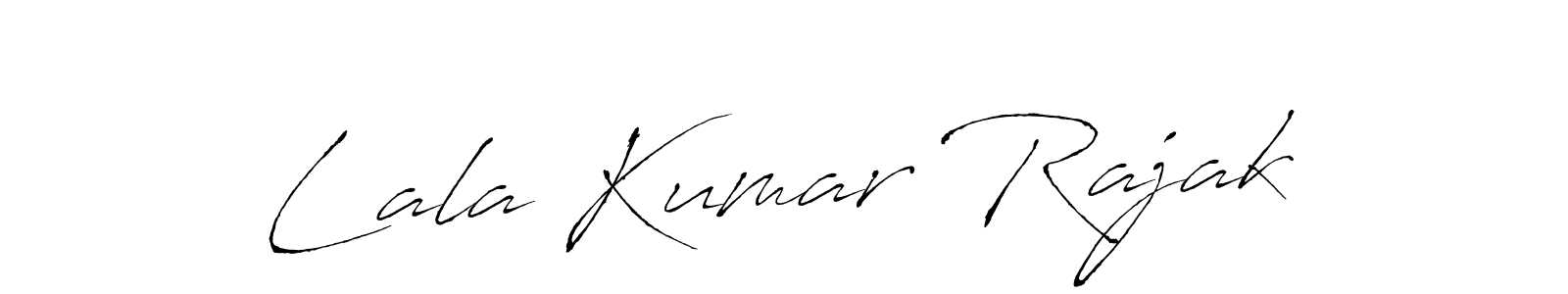 Lala Kumar Rajak stylish signature style. Best Handwritten Sign (Antro_Vectra) for my name. Handwritten Signature Collection Ideas for my name Lala Kumar Rajak. Lala Kumar Rajak signature style 6 images and pictures png