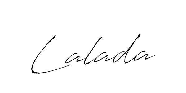 if you are searching for the best signature style for your name Lalada. so please give up your signature search. here we have designed multiple signature styles  using Antro_Vectra. Lalada signature style 6 images and pictures png