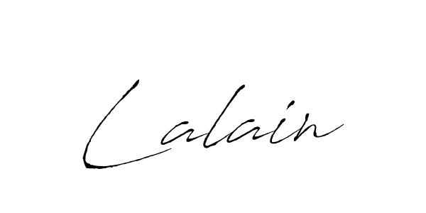 You should practise on your own different ways (Antro_Vectra) to write your name (Lalain) in signature. don't let someone else do it for you. Lalain signature style 6 images and pictures png