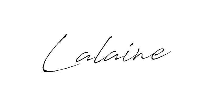 Use a signature maker to create a handwritten signature online. With this signature software, you can design (Antro_Vectra) your own signature for name Lalaine. Lalaine signature style 6 images and pictures png