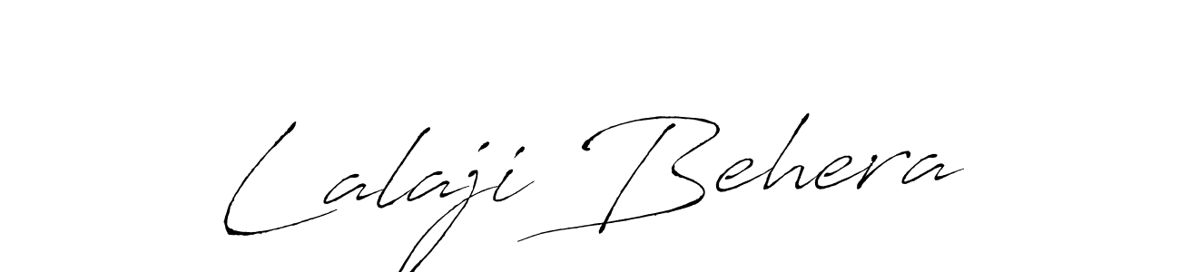 Create a beautiful signature design for name Lalaji Behera. With this signature (Antro_Vectra) fonts, you can make a handwritten signature for free. Lalaji Behera signature style 6 images and pictures png