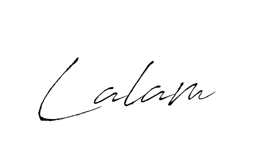 Make a beautiful signature design for name Lalam. With this signature (Antro_Vectra) style, you can create a handwritten signature for free. Lalam signature style 6 images and pictures png