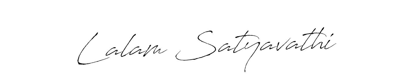 Also You can easily find your signature by using the search form. We will create Lalam Satyavathi name handwritten signature images for you free of cost using Antro_Vectra sign style. Lalam Satyavathi signature style 6 images and pictures png