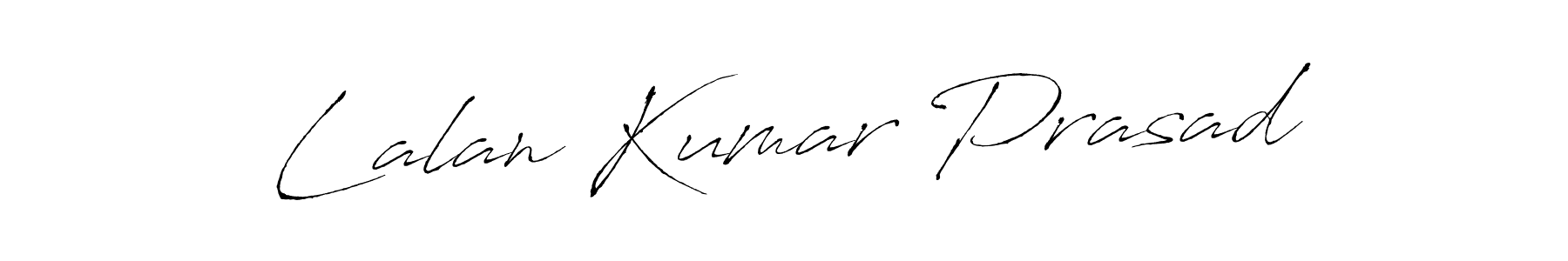 Create a beautiful signature design for name Lalan Kumar Prasad. With this signature (Antro_Vectra) fonts, you can make a handwritten signature for free. Lalan Kumar Prasad signature style 6 images and pictures png
