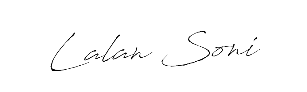 How to make Lalan Soni signature? Antro_Vectra is a professional autograph style. Create handwritten signature for Lalan Soni name. Lalan Soni signature style 6 images and pictures png