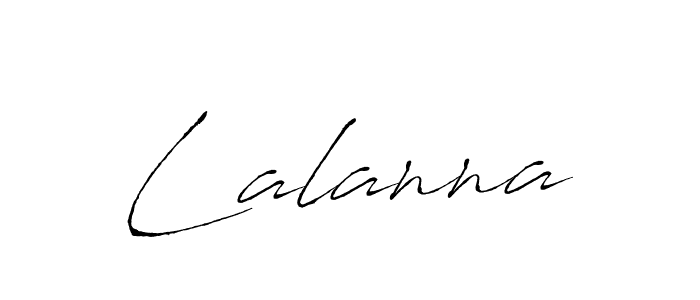 How to make Lalanna name signature. Use Antro_Vectra style for creating short signs online. This is the latest handwritten sign. Lalanna signature style 6 images and pictures png