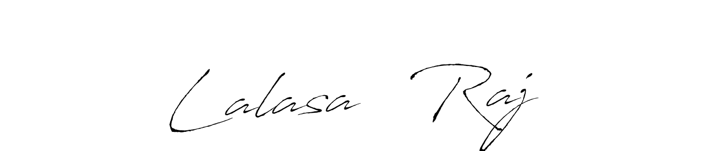 Design your own signature with our free online signature maker. With this signature software, you can create a handwritten (Antro_Vectra) signature for name Lalasa ❤ Raj. Lalasa ❤ Raj signature style 6 images and pictures png