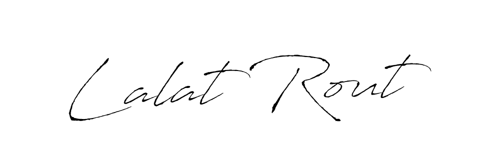 Create a beautiful signature design for name Lalat Rout. With this signature (Antro_Vectra) fonts, you can make a handwritten signature for free. Lalat Rout signature style 6 images and pictures png