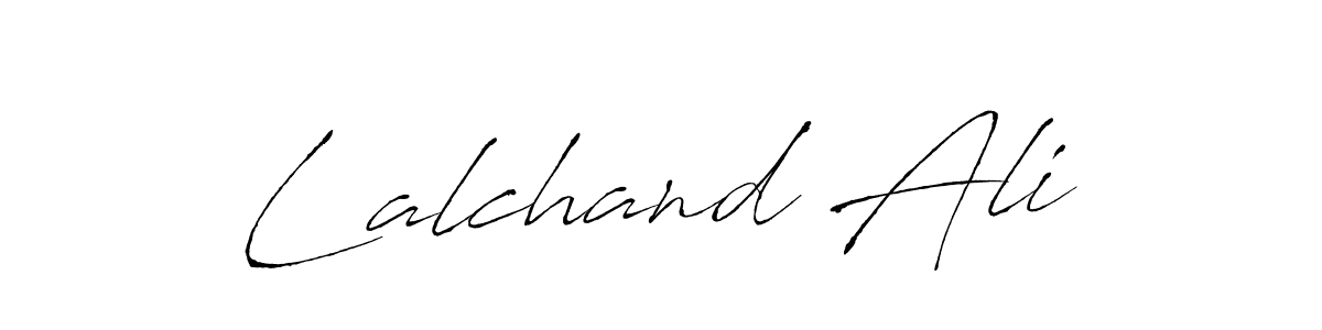 Also You can easily find your signature by using the search form. We will create Lalchand Ali name handwritten signature images for you free of cost using Antro_Vectra sign style. Lalchand Ali signature style 6 images and pictures png