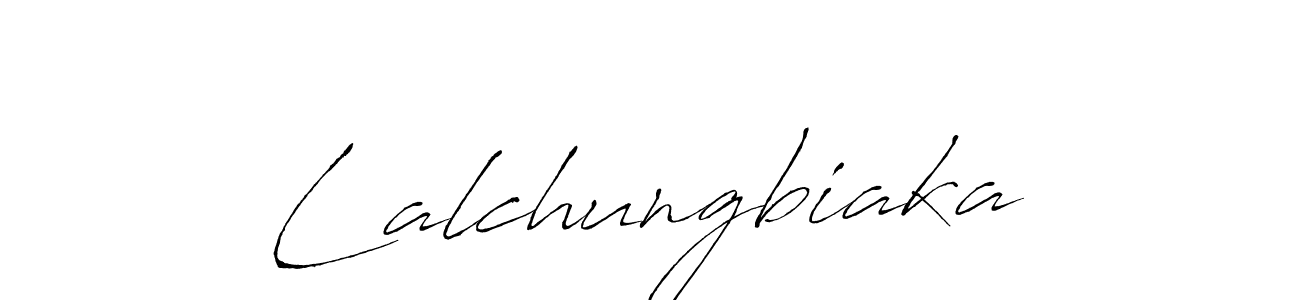 if you are searching for the best signature style for your name Lalchungbiaka. so please give up your signature search. here we have designed multiple signature styles  using Antro_Vectra. Lalchungbiaka signature style 6 images and pictures png