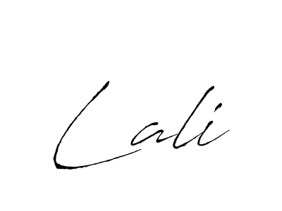 You should practise on your own different ways (Antro_Vectra) to write your name (Lali) in signature. don't let someone else do it for you. Lali signature style 6 images and pictures png