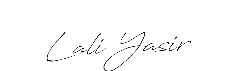 Also You can easily find your signature by using the search form. We will create Lali Yasir name handwritten signature images for you free of cost using Antro_Vectra sign style. Lali Yasir signature style 6 images and pictures png
