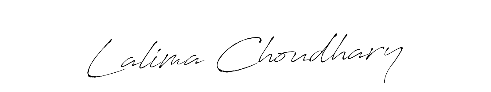 Create a beautiful signature design for name Lalima Choudhary. With this signature (Antro_Vectra) fonts, you can make a handwritten signature for free. Lalima Choudhary signature style 6 images and pictures png