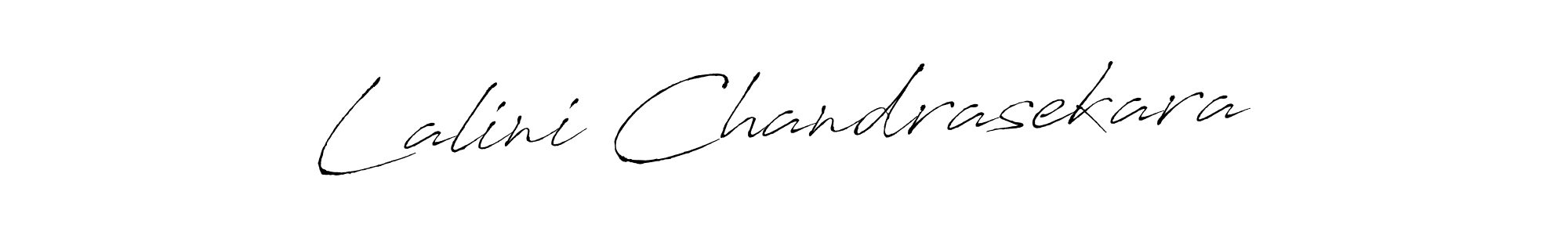 How to make Lalini Chandrasekara name signature. Use Antro_Vectra style for creating short signs online. This is the latest handwritten sign. Lalini Chandrasekara signature style 6 images and pictures png