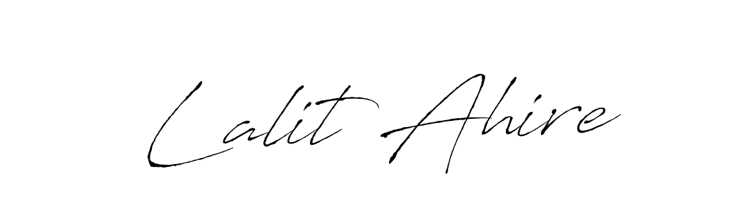 This is the best signature style for the Lalit Ahire name. Also you like these signature font (Antro_Vectra). Mix name signature. Lalit Ahire signature style 6 images and pictures png