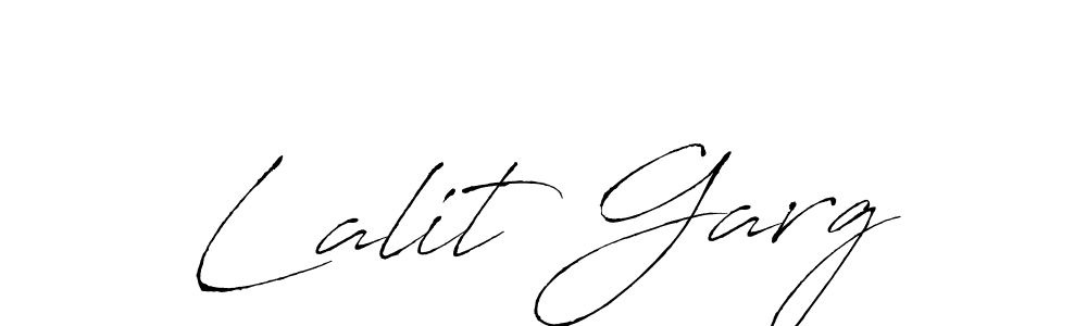 How to make Lalit Garg name signature. Use Antro_Vectra style for creating short signs online. This is the latest handwritten sign. Lalit Garg signature style 6 images and pictures png