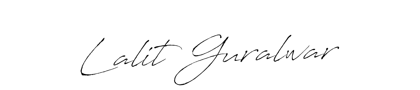 Lalit Guralwar stylish signature style. Best Handwritten Sign (Antro_Vectra) for my name. Handwritten Signature Collection Ideas for my name Lalit Guralwar. Lalit Guralwar signature style 6 images and pictures png