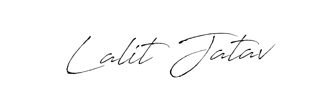 Design your own signature with our free online signature maker. With this signature software, you can create a handwritten (Antro_Vectra) signature for name Lalit Jatav. Lalit Jatav signature style 6 images and pictures png